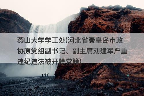 燕山大学学工处(河北省秦皇岛市政协原党组副书记、副主席刘建军严重违纪违法被开除党籍)