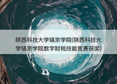 陕西科技大学镐京学院(陕西科技大学镐京学院数字财税技能竞赛获奖)