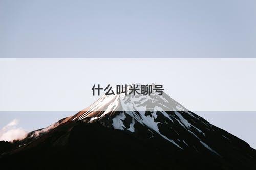 什么叫米聊号-图1