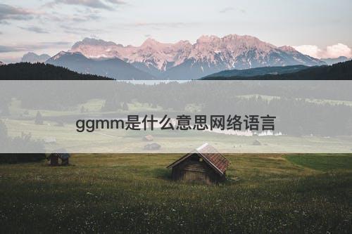 ggmm是什么意思网络语言-图1
