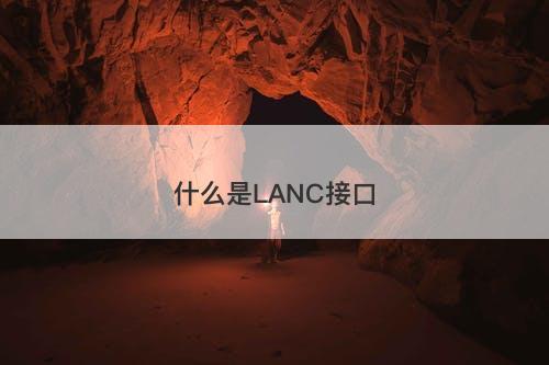 什么是LANC接口-图1