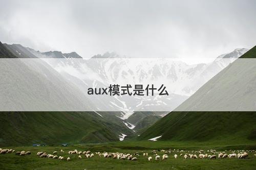 aux模式是什么-图1