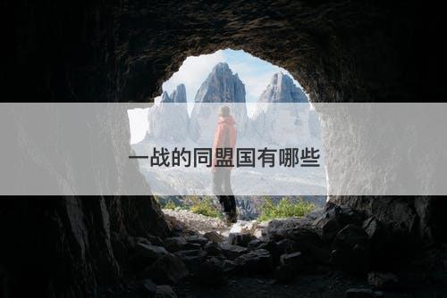 一战的同盟国有哪些-图1