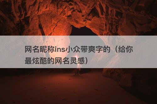 网名昵称ins小众带爽字的(给你最炫酷的网名灵感)-图1 网名昵称ins小众带爽字的(给你最炫酷的网名灵感)-图1