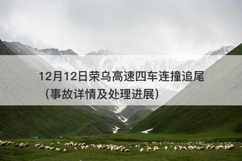 12月12日荣乌高速四车连撞追尾（事故详情及处理进展）-图1