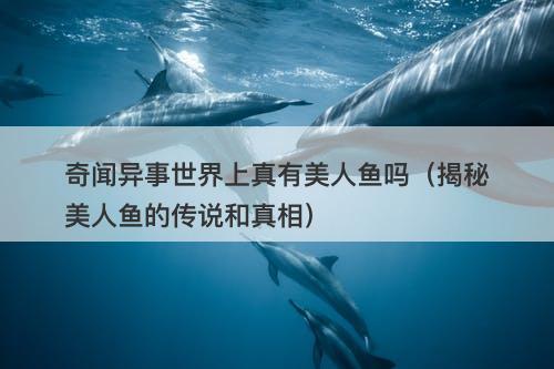 奇闻异事世界上真有美人鱼吗（揭秘美人鱼的传说和真相）-图1