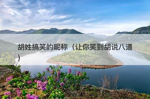 胡姓搞笑的昵称（让你笑到胡说八道）-图1
