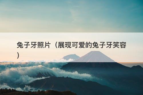 兔子牙照片（展现可爱的兔子牙笑容）