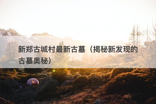 新郑古城村最新古墓（揭秘新发现的古墓奥秘）