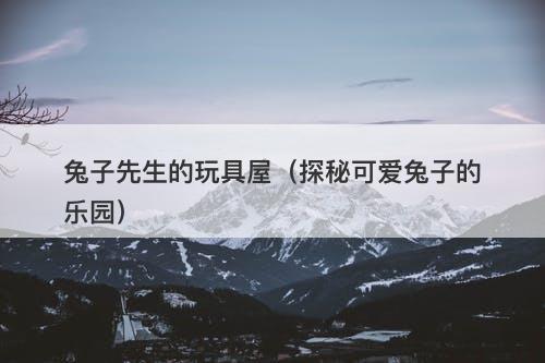 兔子先生的玩具屋(探秘可爱兔子的乐园)-图1 兔子先生的玩具屋(探秘可爱兔子的乐园)-图1