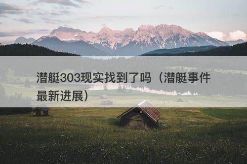 潜艇303现实找到了吗（潜艇事件最新进展）-图1