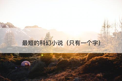 最短的科幻小说（只有一个字）