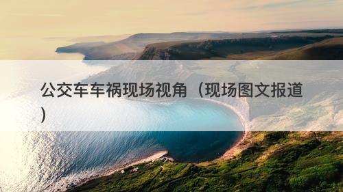 公交车车祸现场视角（现场图文报道）-图1