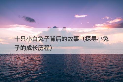 十只小白兔子背后的故事（探寻小兔子的成长历程）