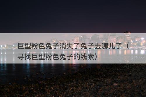 巨型粉色兔子消失了兔子去哪儿了（寻找巨型粉色兔子的线索）