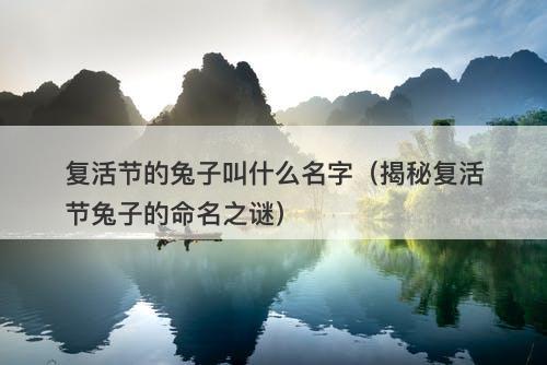 复活节的兔子叫什么名字（揭秘复活节兔子的命名之谜）-图1