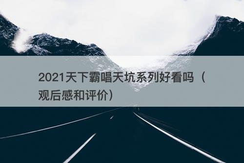 2021天下霸唱天坑系列好看吗（观后感和评价）
