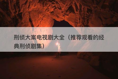 刑侦大案电视剧大全（推荐观看的经典刑侦剧集）