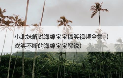 小北妹解说海绵宝宝搞笑视频全集（欢笑不断的海绵宝宝解说）