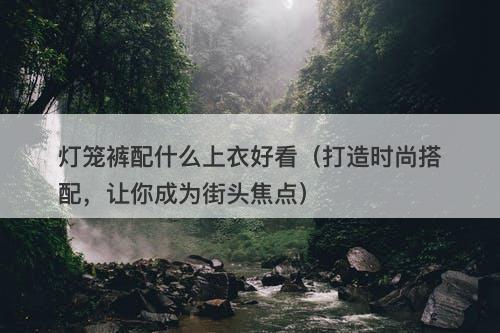 灯笼裤配什么上衣好看（打造时尚搭配，让你成为街头焦点）