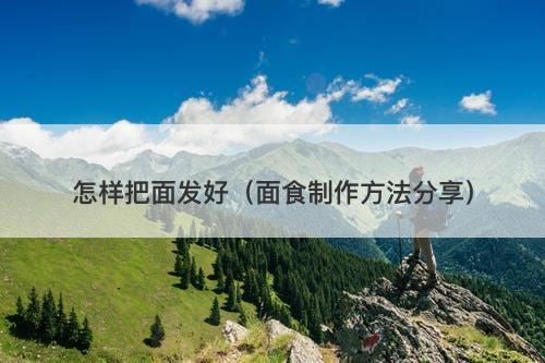 怎样把面发好（面食制作方法分享）