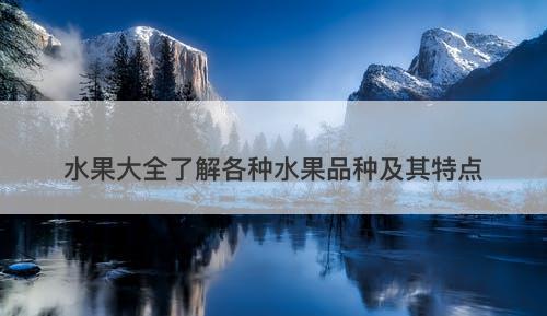 水果大全了解各种水果品种及其特点