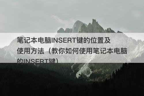 笔记本电脑INSERT键的位置及使用方法（教你如何使用笔记本电脑的INSERT键）