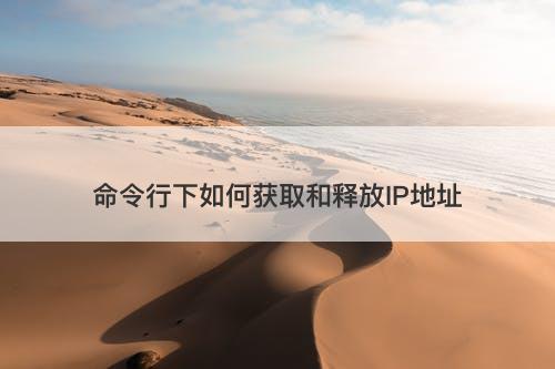 命令行下如何获取和释放IP地址