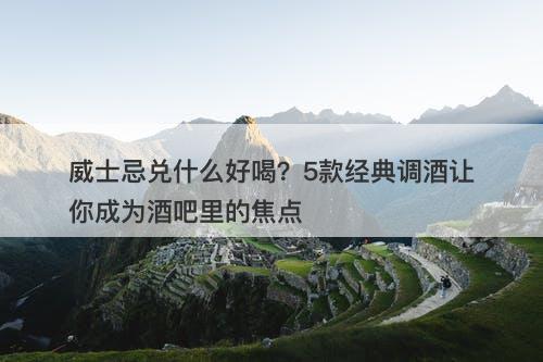 威士忌兑什么好喝？5款经典调酒让你成为酒吧里的焦点