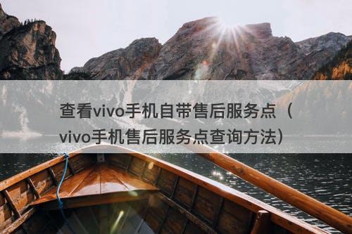 查看vivo手机自带售后服务点（vivo手机售后服务点查询方法）
