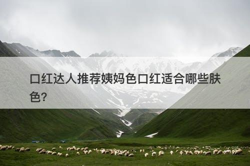 口红达人推荐姨妈色口红适合哪些肤色？-图1