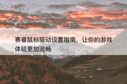 赛睿鼠标驱动设置指南，让你的游戏体验更加流畅-图1