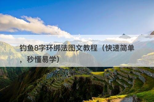 钓鱼8字环绑法图文教程（快速简单，秒懂易学）