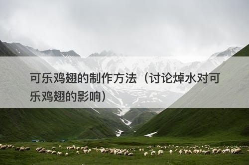 可乐鸡翅的制作方法（讨论焯水对可乐鸡翅的影响）