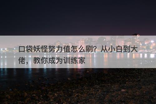 口袋妖怪努力值怎么刷？从小白到大佬，教你成为训练家