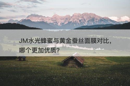JM水光蜂蜜与黄金蚕丝面膜对比，哪个更加优质？