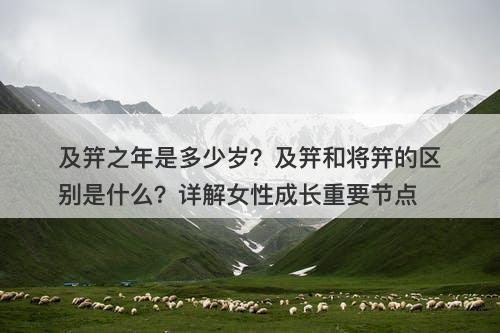 及笄之年是多少岁？及笄和将笄的区别是什么？详解女性成长重要节点