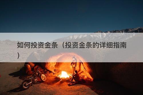 如何投资金条（投资金条的详细指南）
