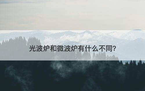 光波炉和微波炉有什么不同?-图1 光波炉和微波炉有什么不同?-图1