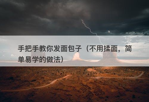 手把手教你发面包子（不用揉面，简单易学的做法）