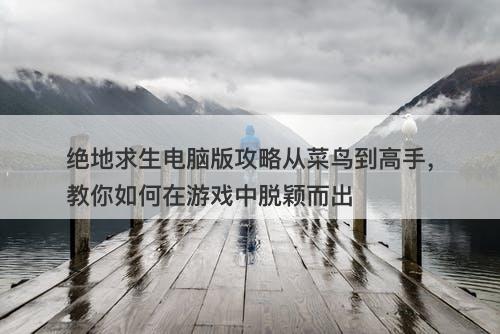 绝地求生电脑版攻略从菜鸟到高手，教你如何在游戏中脱颖而出