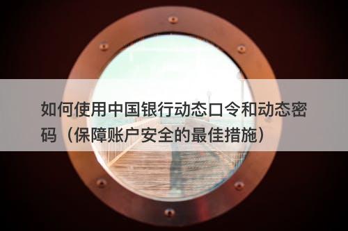 如何使用中国银行动态口令和动态密码（保障账户安全的最佳措施）