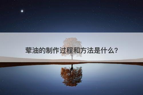荤油的制作过程和方法是什么？