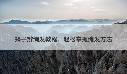 蝎子辫编发教程，轻松掌握编发方法