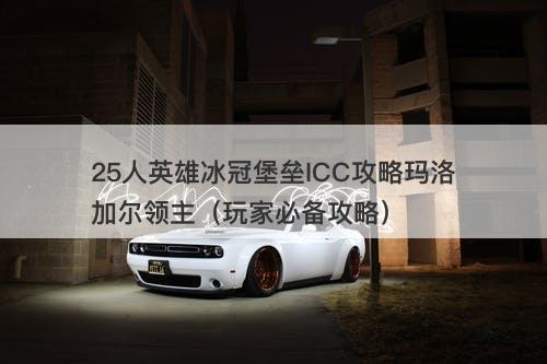 25人英雄冰冠堡垒ICC攻略玛洛加尔领主（玩家必备攻略）