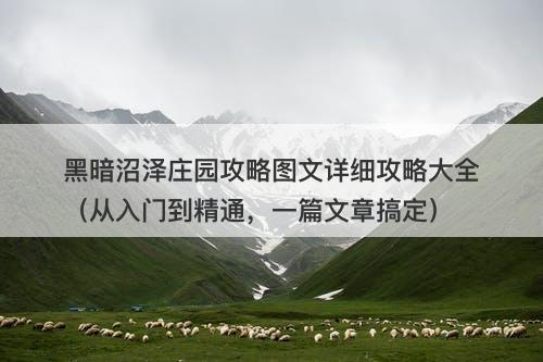 黑暗沼泽庄园攻略图文详细攻略大全（从入门到精通，一篇文章搞定）