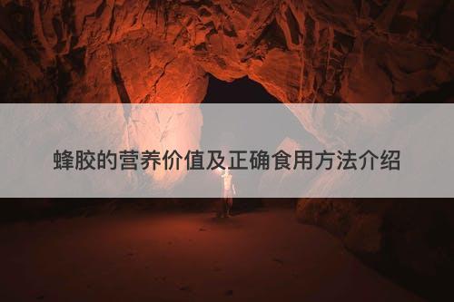 蜂胶的营养价值及正确食用方法介绍