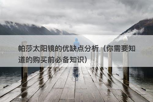 帕莎太阳镜的优缺点分析（你需要知道的购买前必备知识）