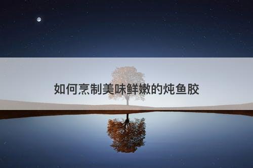 如何烹制美味鲜嫩的炖鱼胶