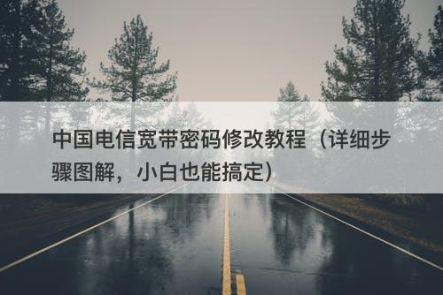 中国电信宽带密码修改教程（详细步骤图解，小白也能搞定）